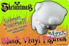 Skelanimals Blank Maxx Vinyl Figure by Toynami